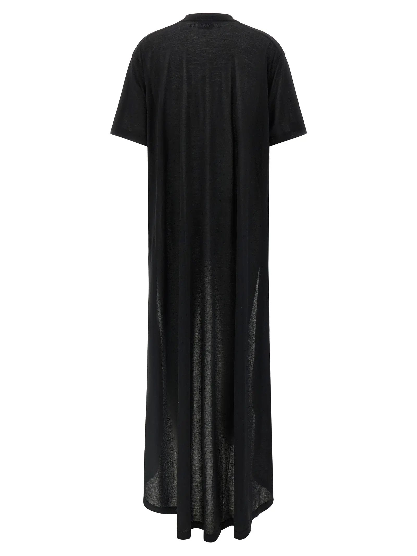 Balenciaga Black Cotton Casual Dress