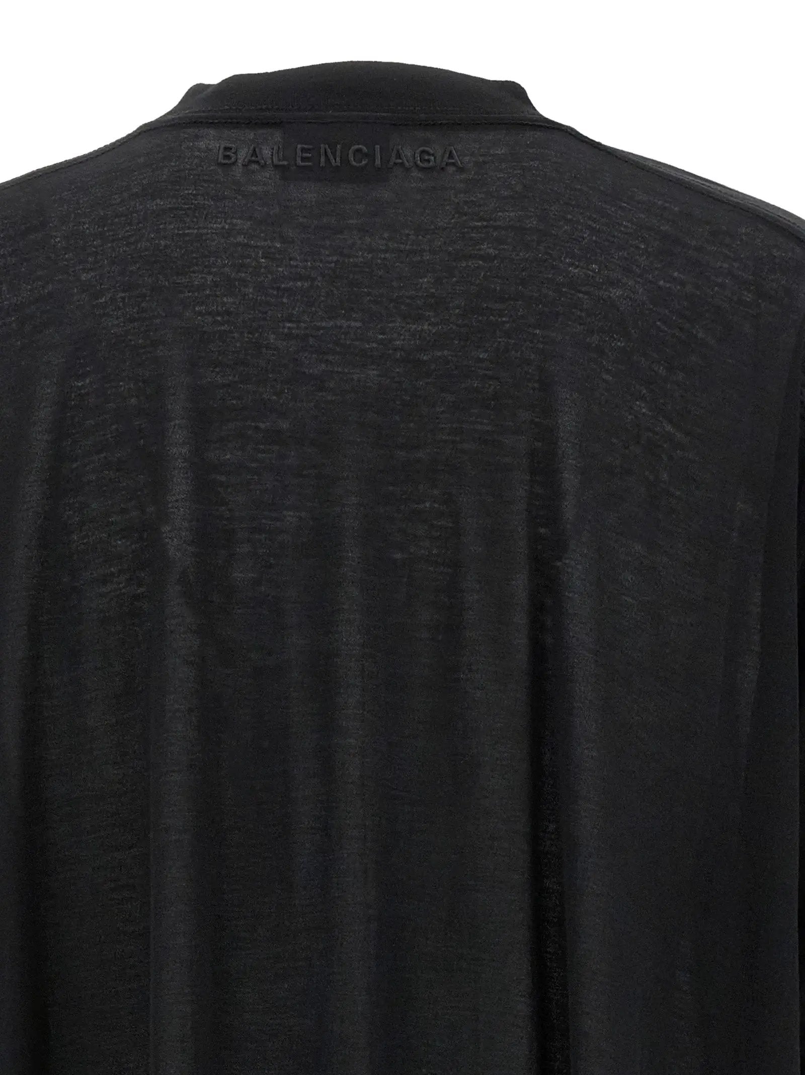 Balenciaga Black Cotton Casual Dress