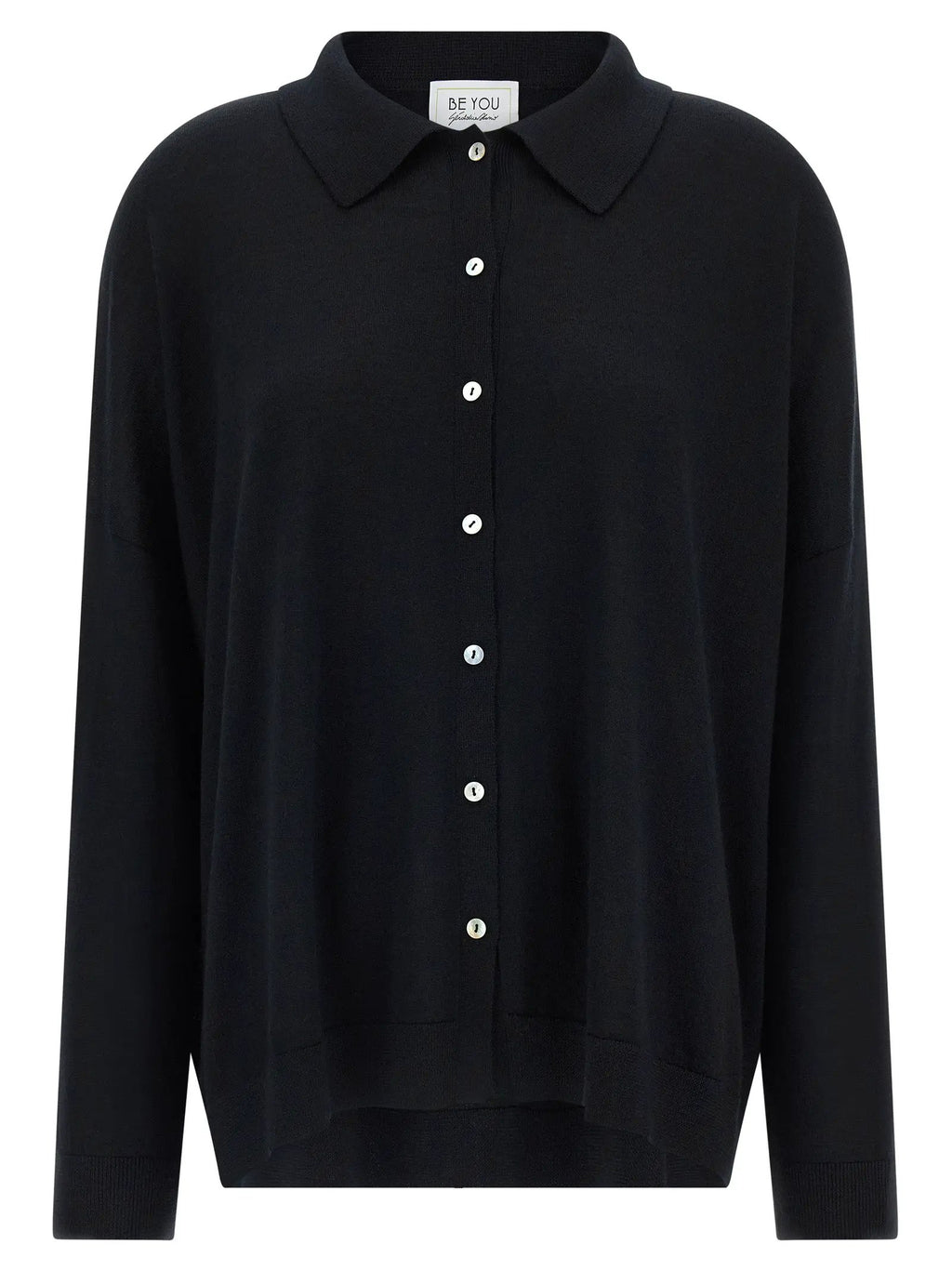 BE YOU Black Cashmere Cardigan
