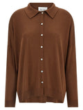 BE YOU Brown Cashmere Cardigan