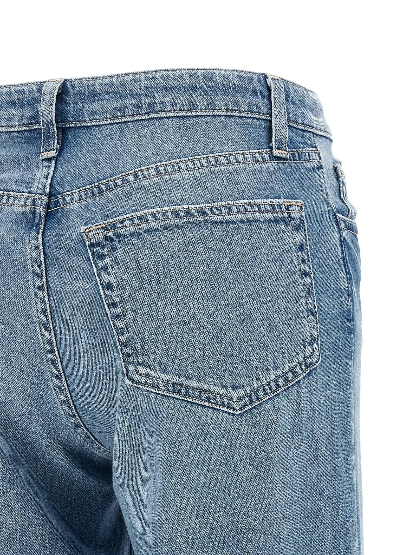 L'Agence Blue Cotton Jeans Denim