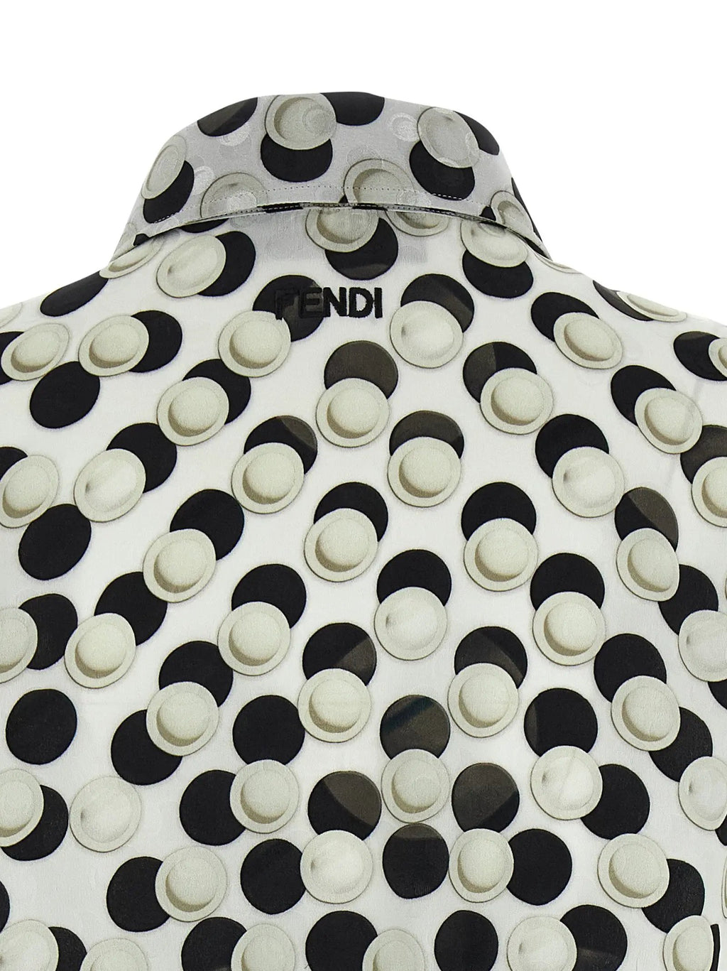 Fendi Multicolor Silk Pattern Shirt