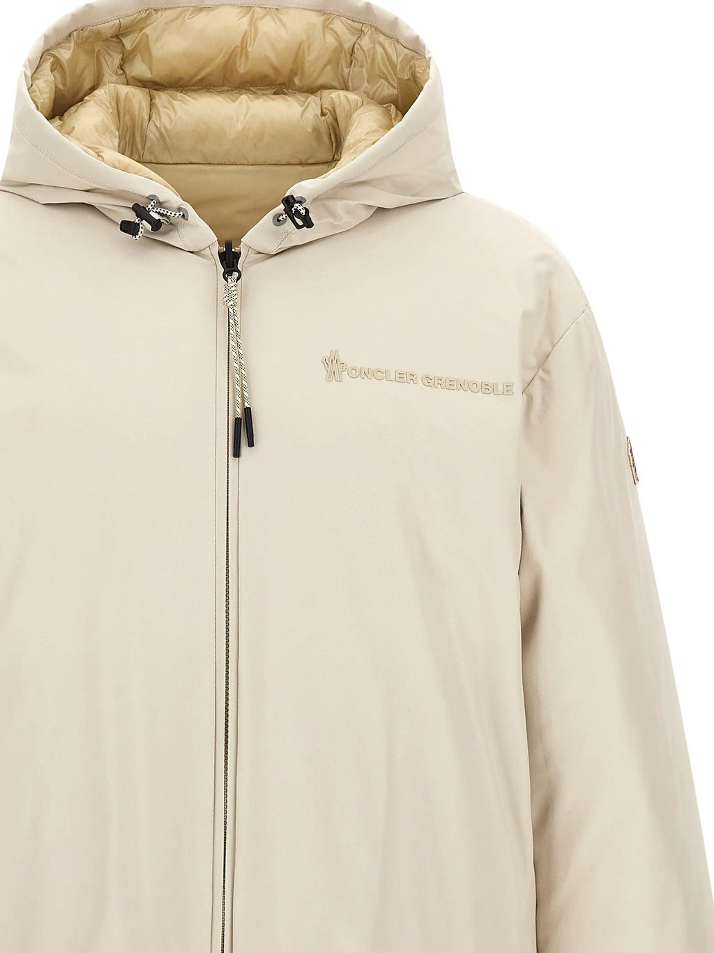 Moncler Grenoble Beige Polyamide Shell Jacket