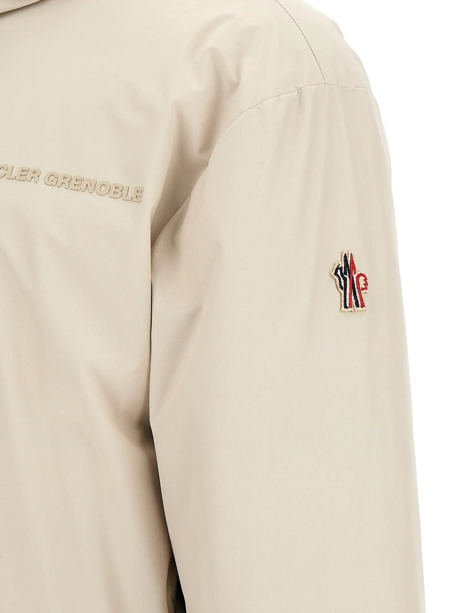 Moncler Grenoble Beige Polyamide Shell Jacket