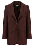 Alberto Biani Alberto Biani Brown Viscose Blazer