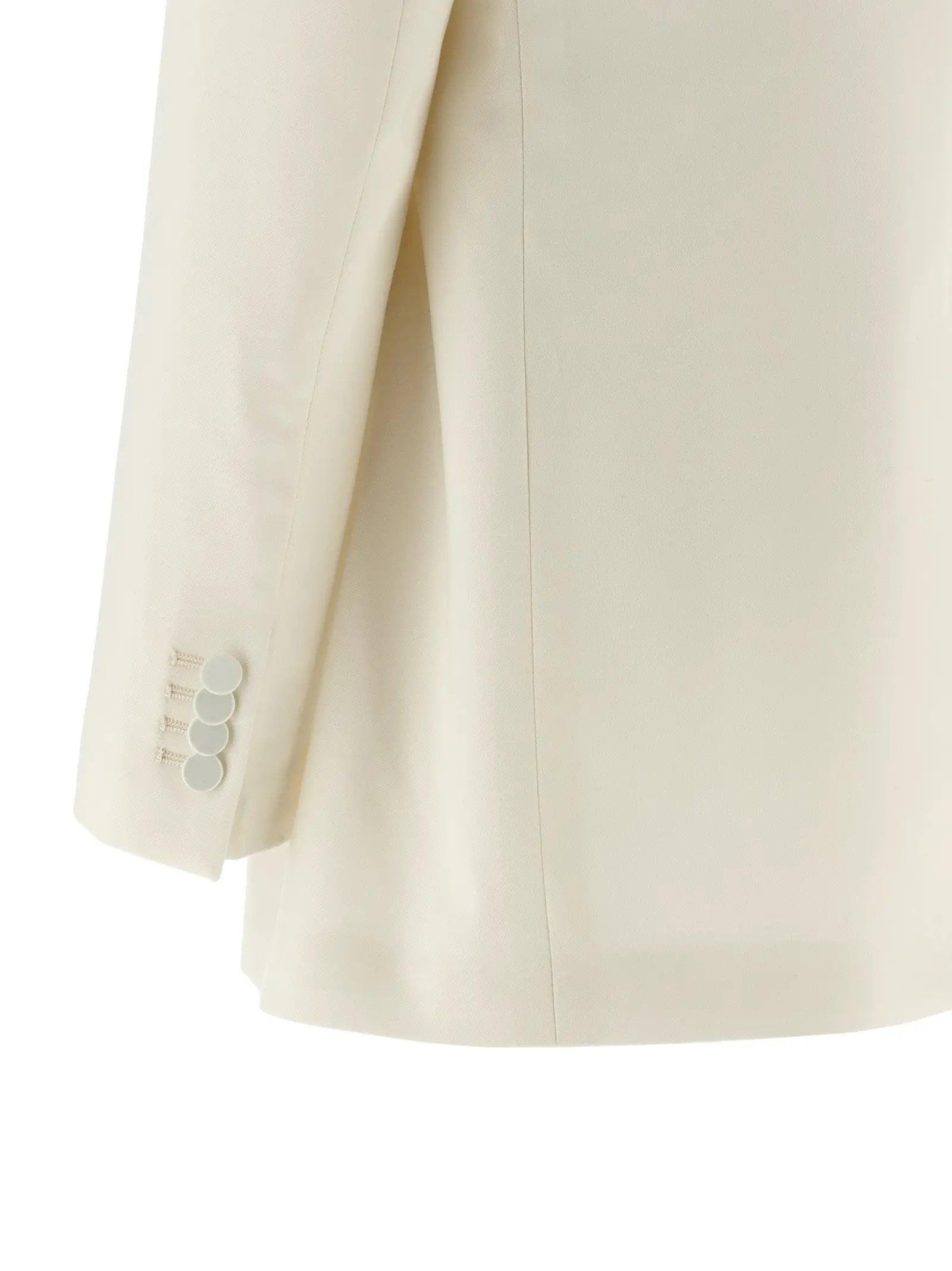 Tagliatore White Virgin Wool Two-Piece Suit