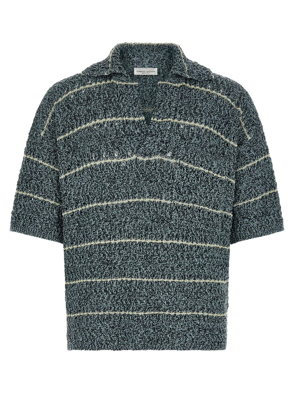 Roberto Collina Multicolor Cotton Polo Shirt
