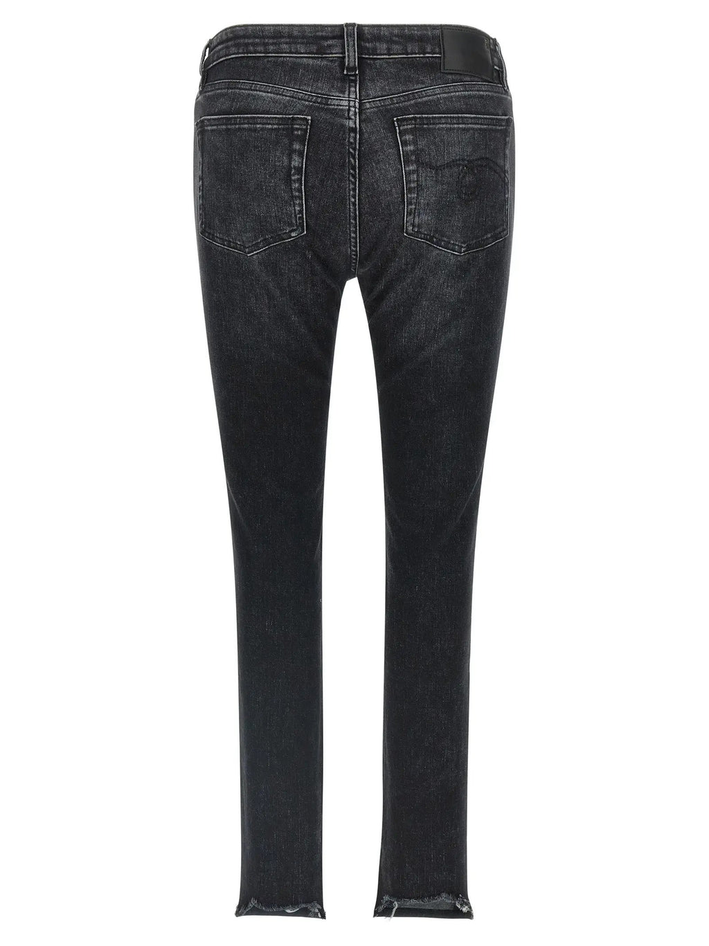 R13 Jean en denim de coton noir