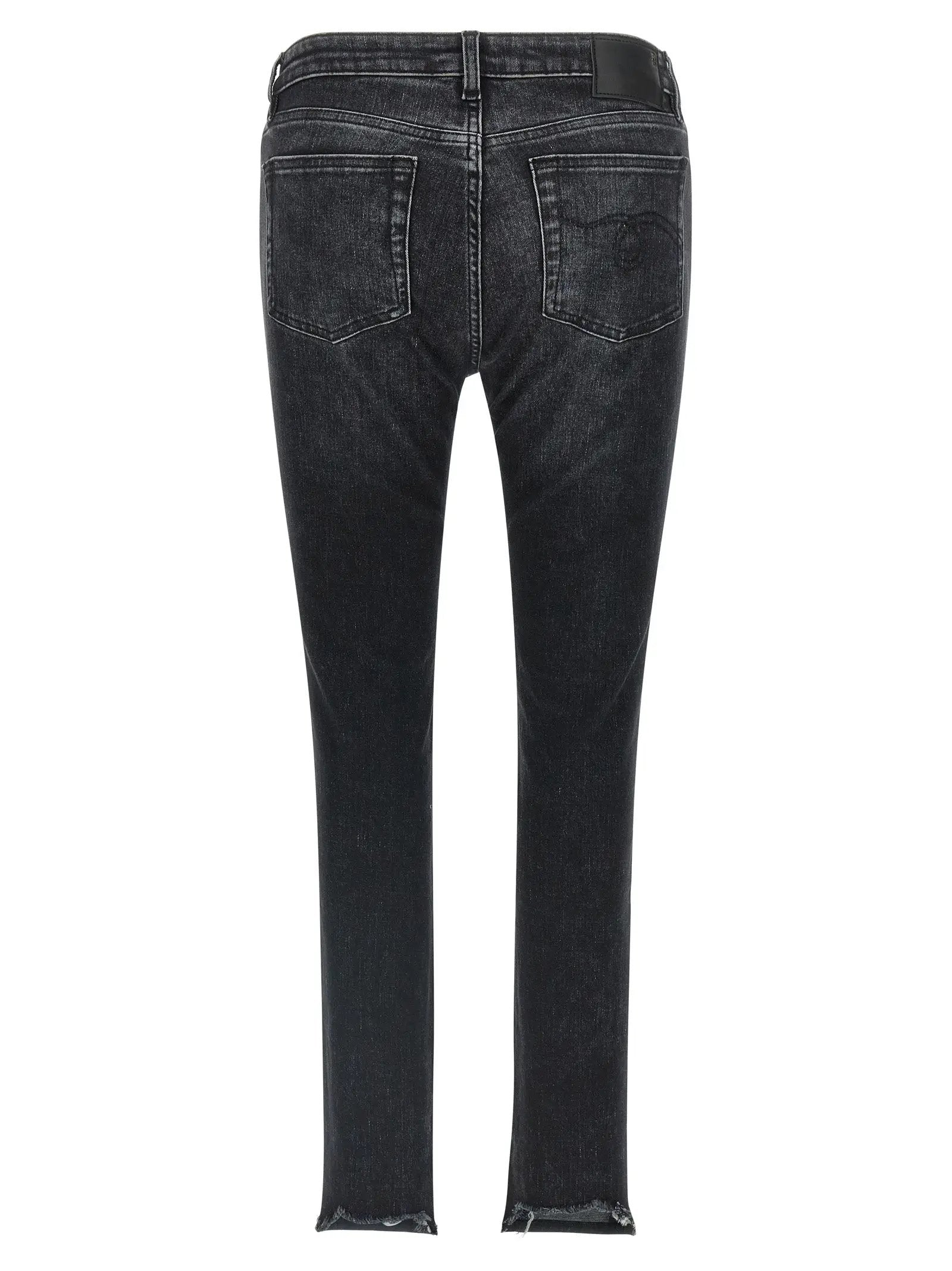 R13 Jean en denim de coton noir