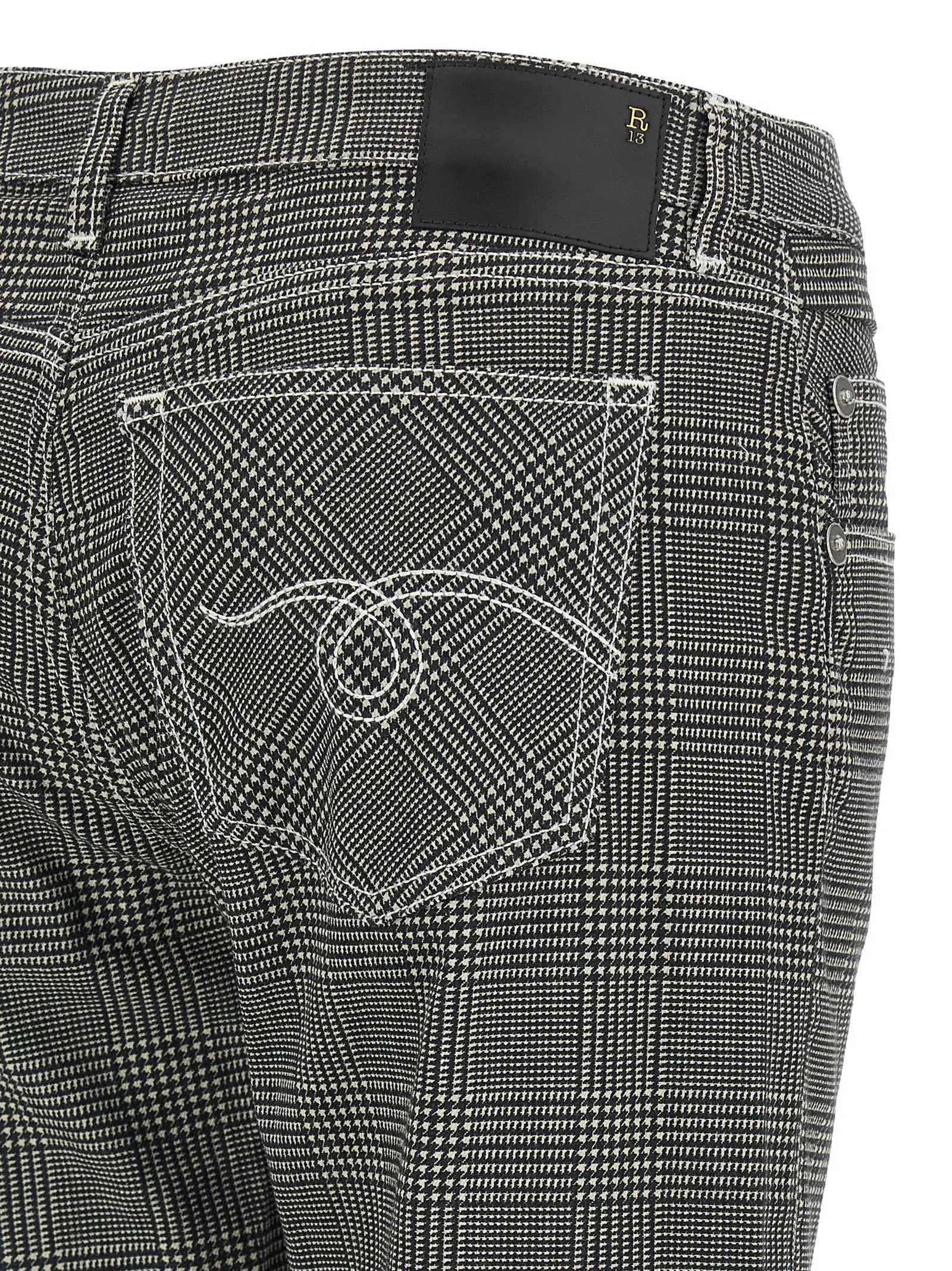 R13 Bicolor Cotton Casual Pants