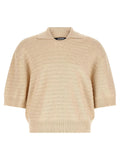Jacquemus Beige Cotton Polo Shirt