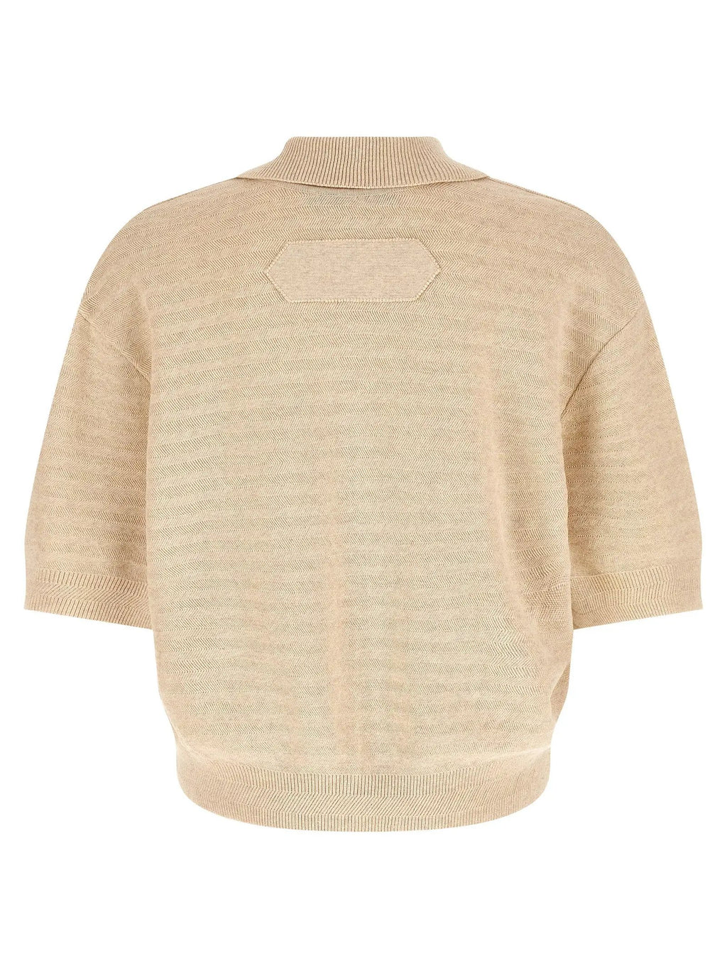 Jacquemus Beige Cotton Polo Shirt