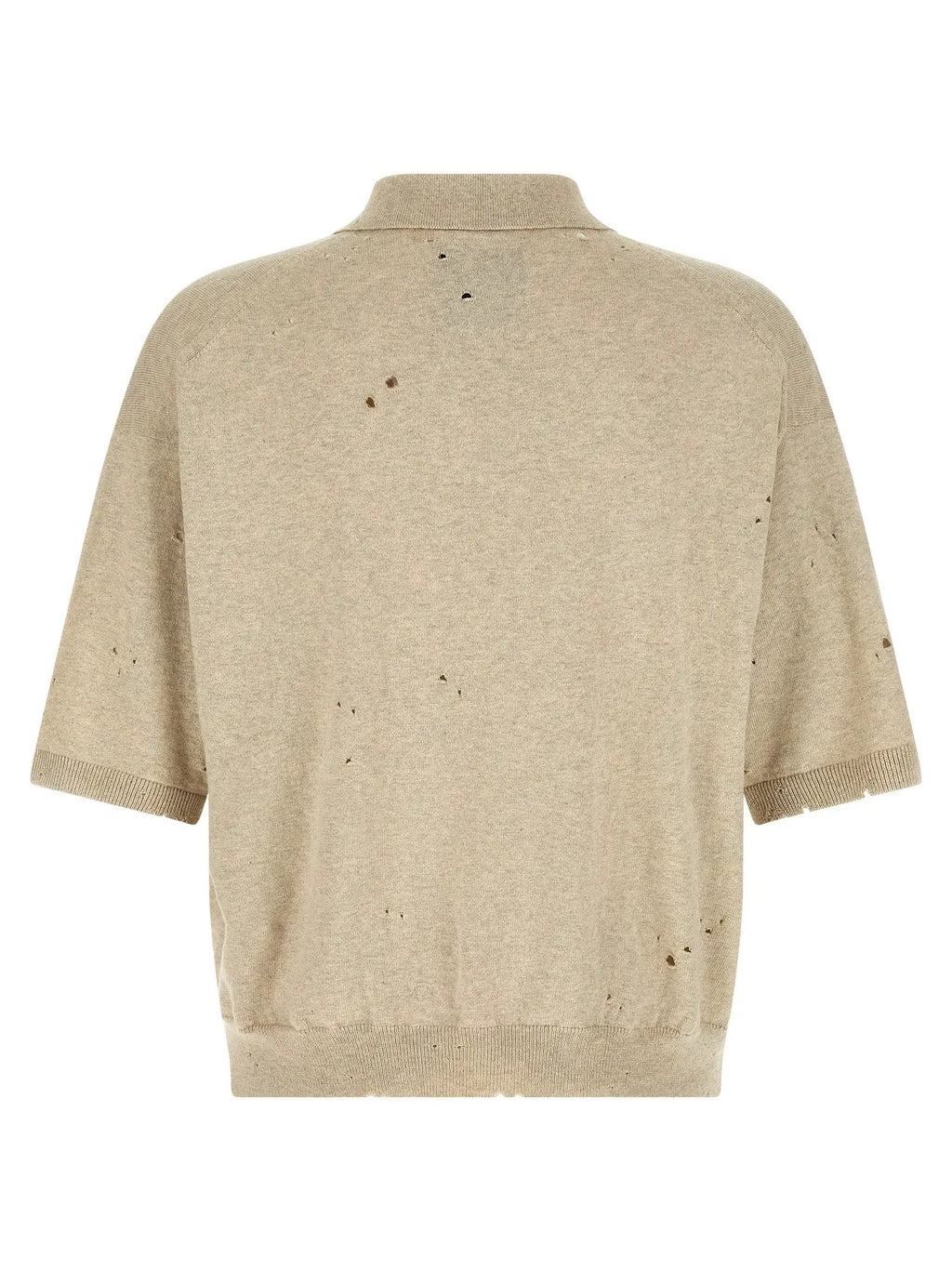 Maison Mihara Yasuhiro Beige Cotton Polo Shirt