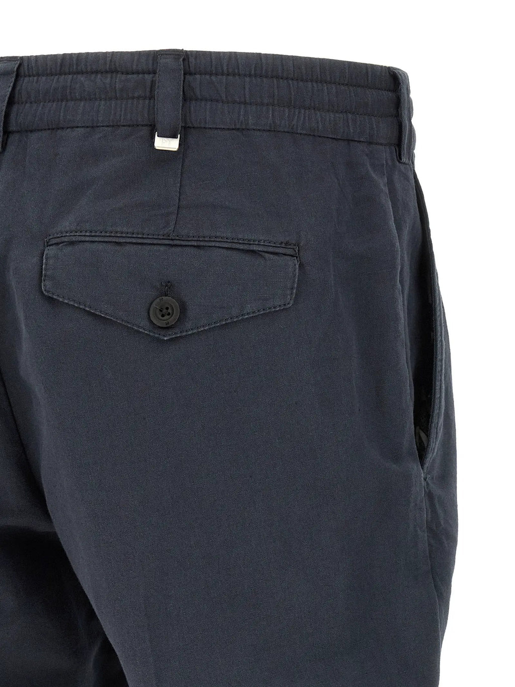 PT Torino Blue Linen Pants