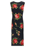 Robe midi Dolce & Gabbana en viscose noire