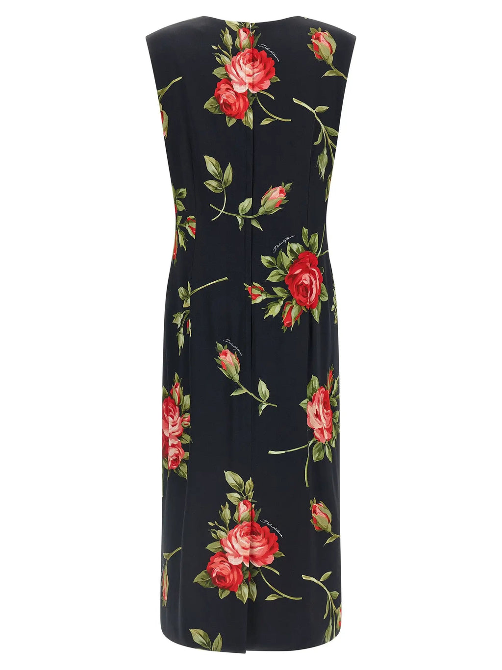 Robe midi Dolce & Gabbana en viscose noire