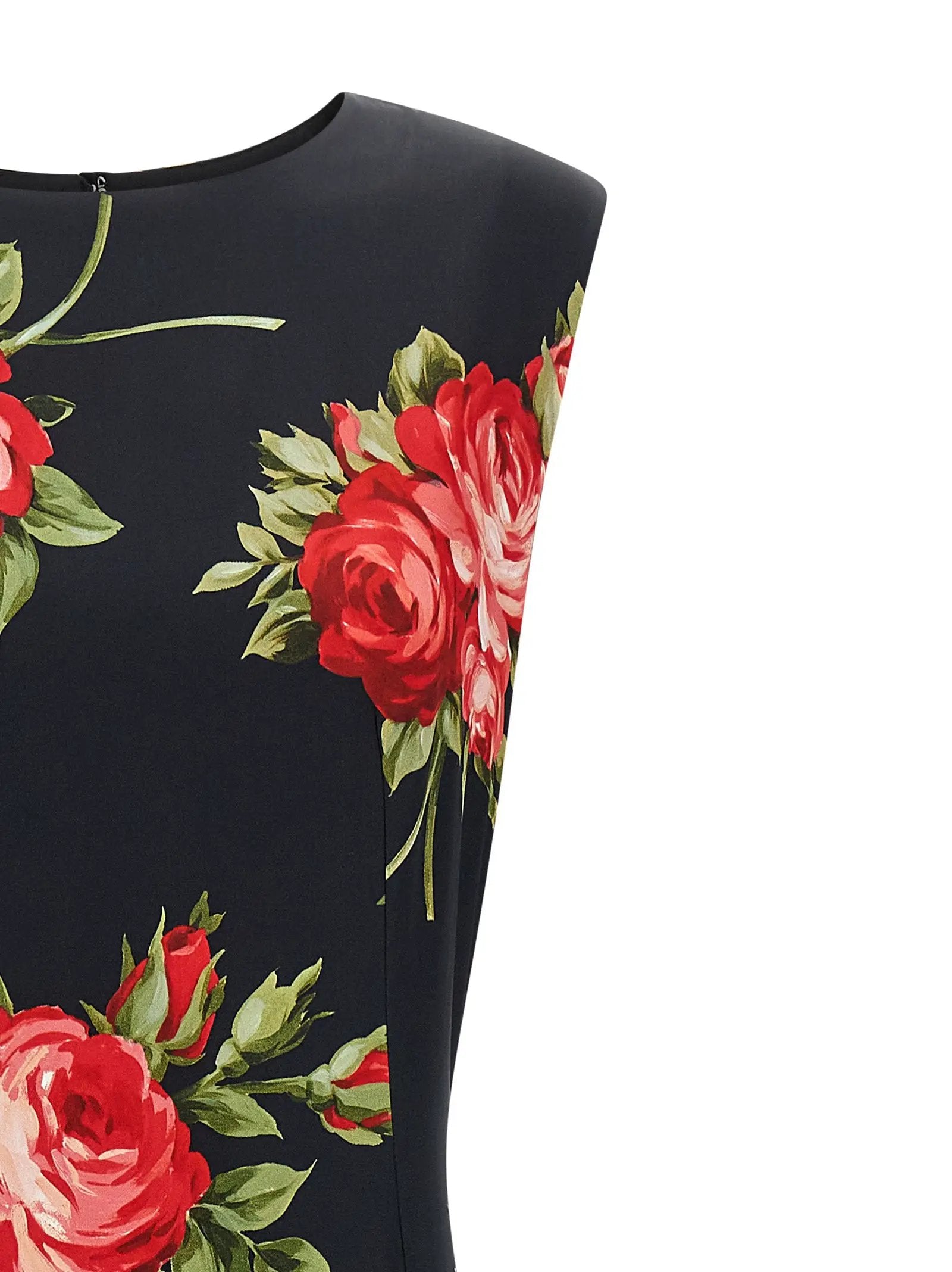 Robe midi Dolce & Gabbana en viscose noire