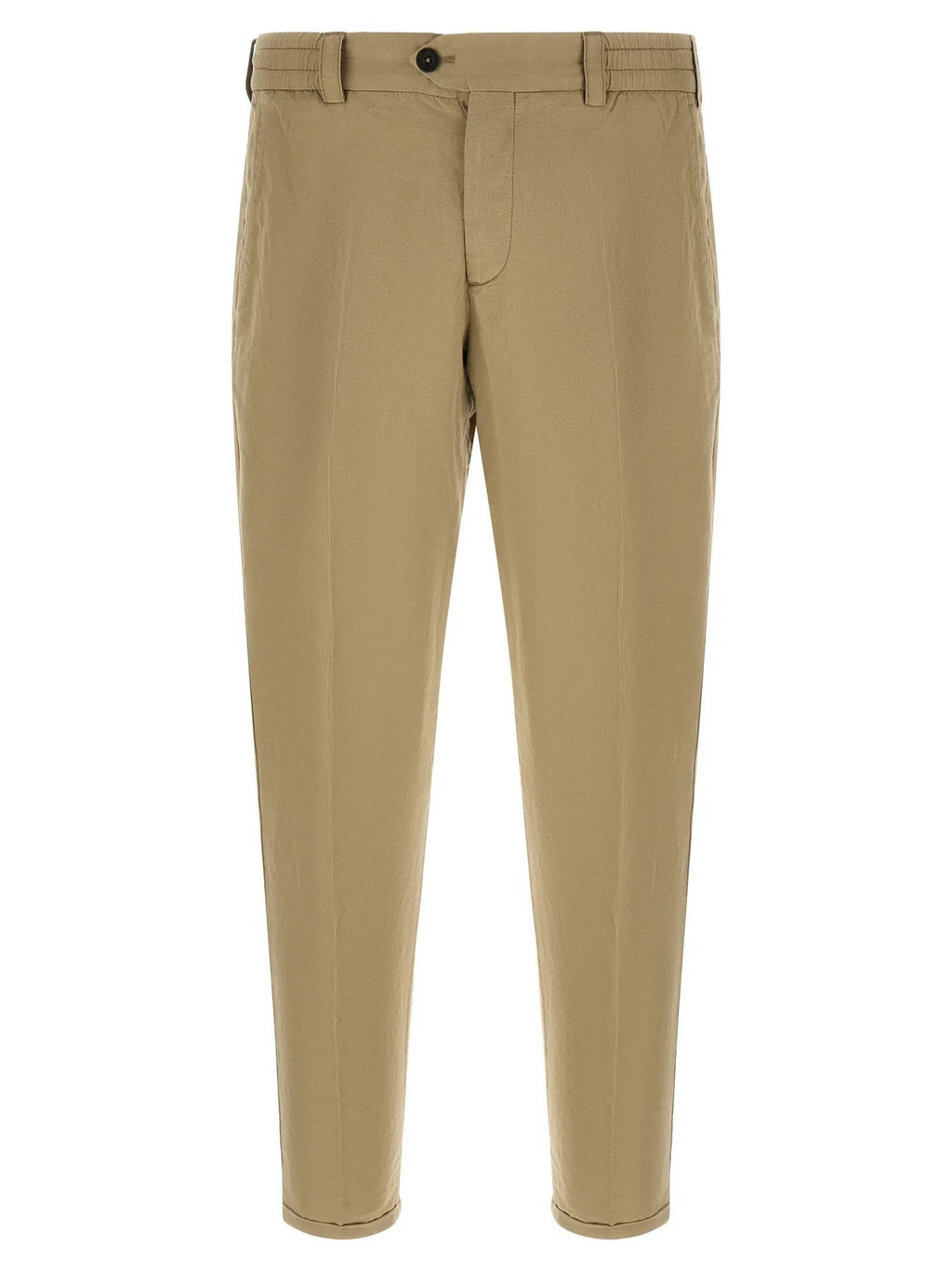 Pantalon décontracté en lin beige PT Torino