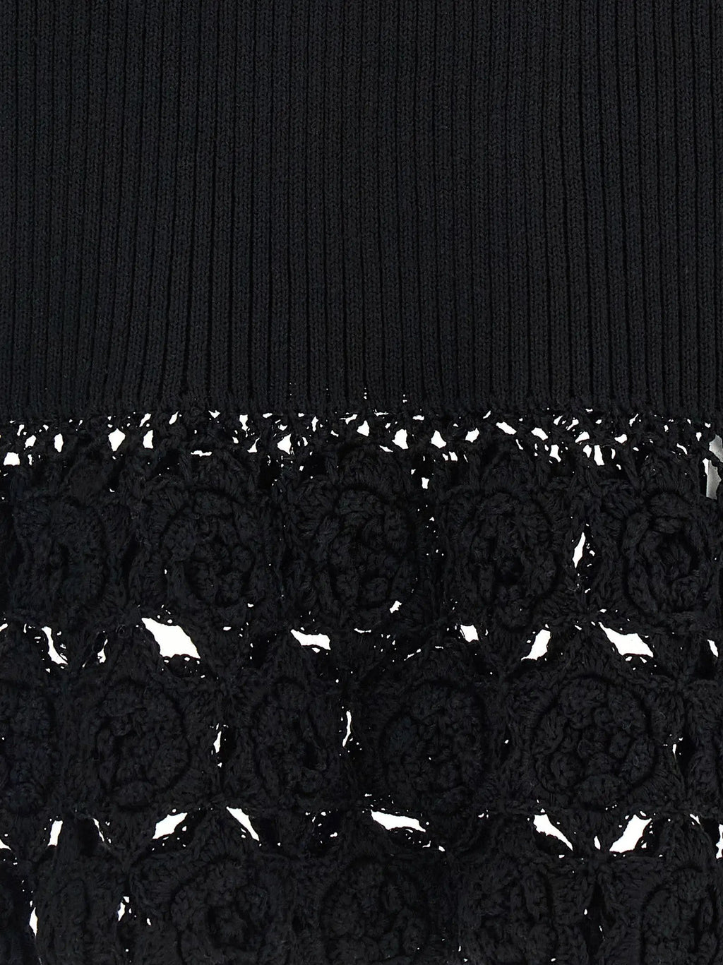 Ganni Black Organic Cotton Sleeveless Jacket