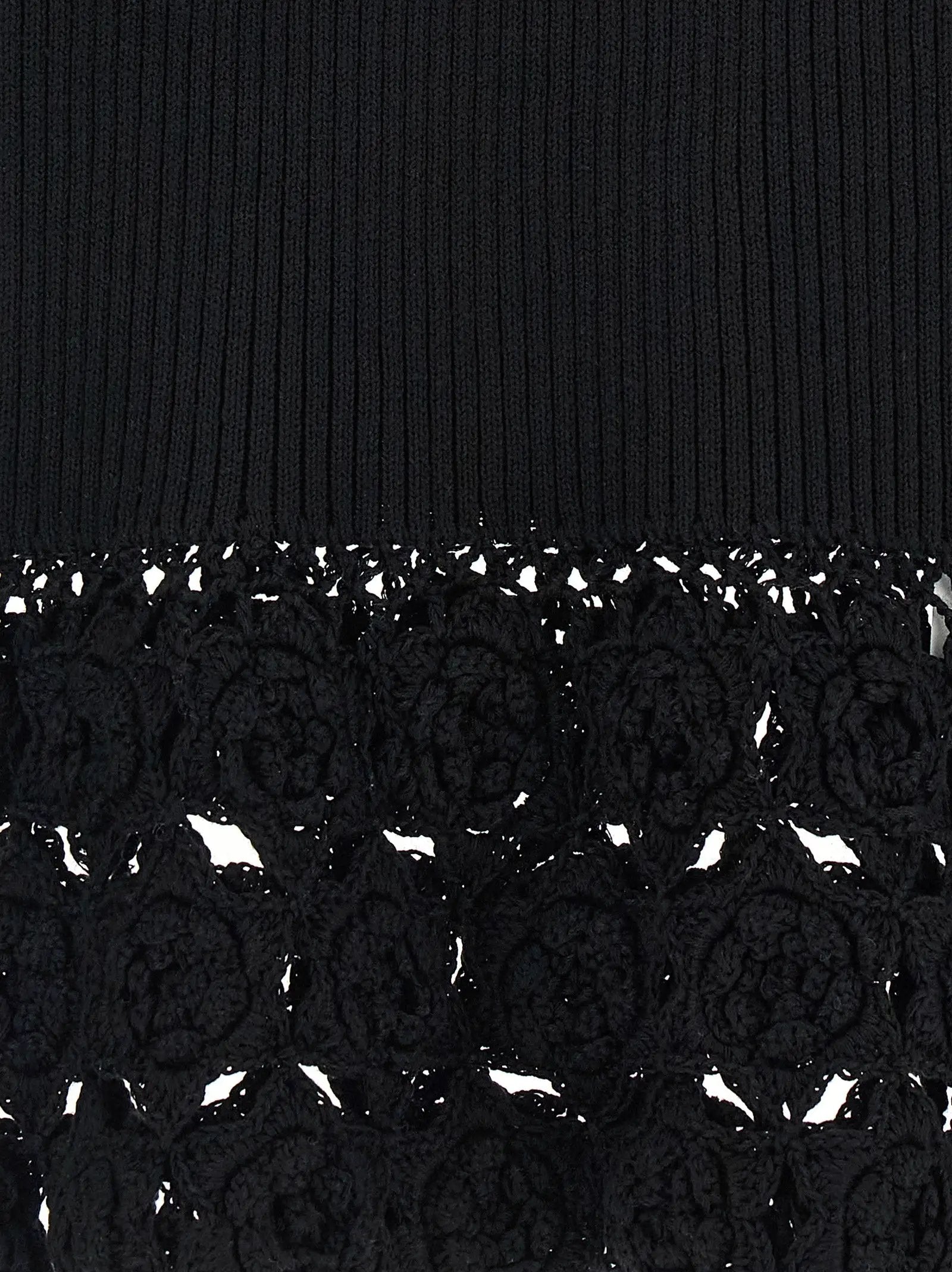 Ganni Black Organic Cotton Sleeveless Jacket