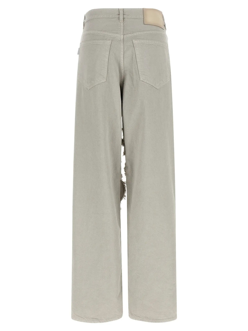 Haikure Gray Cotton Flared Jeans