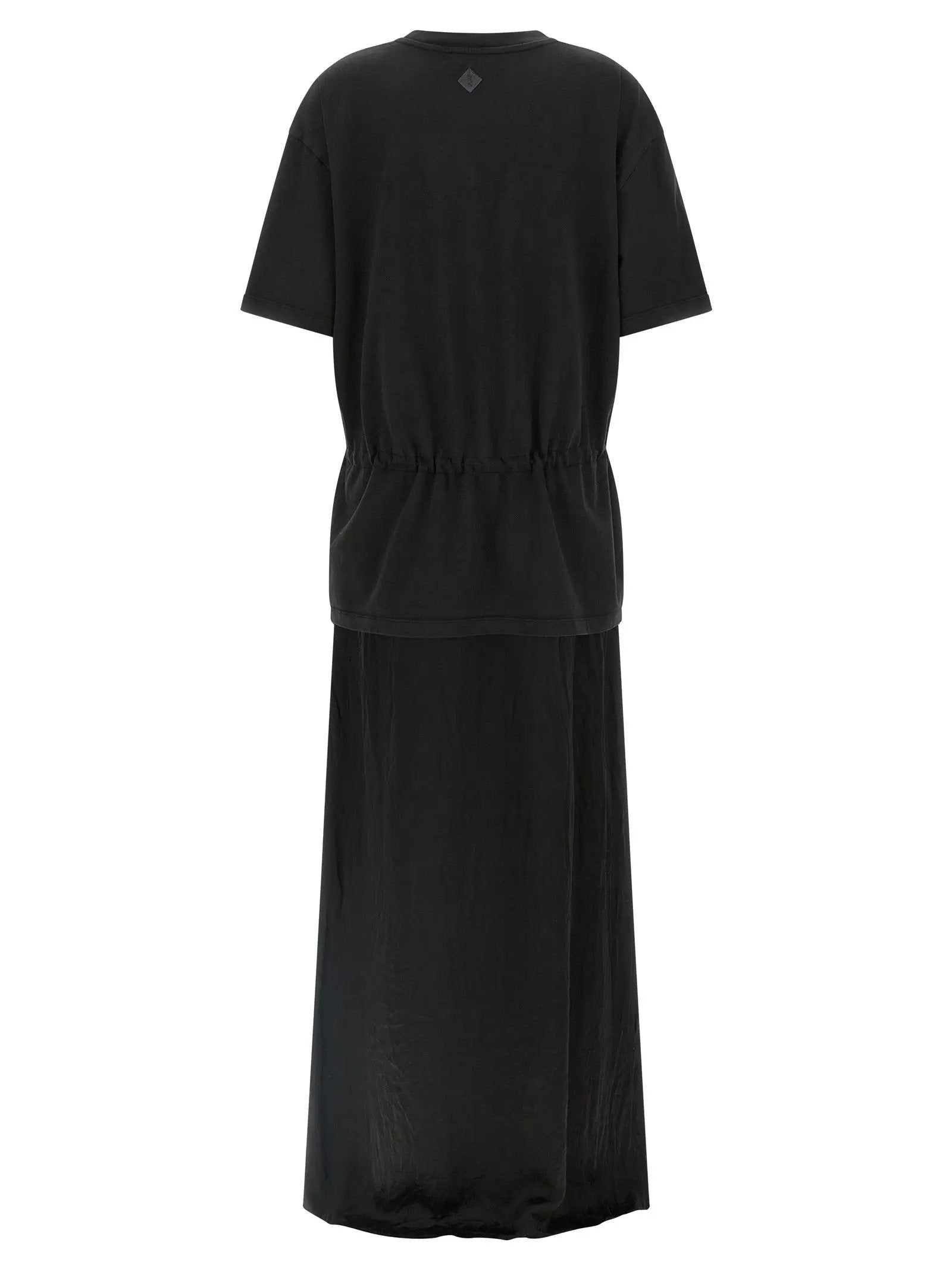 Haikure Black Cotton Long Dress