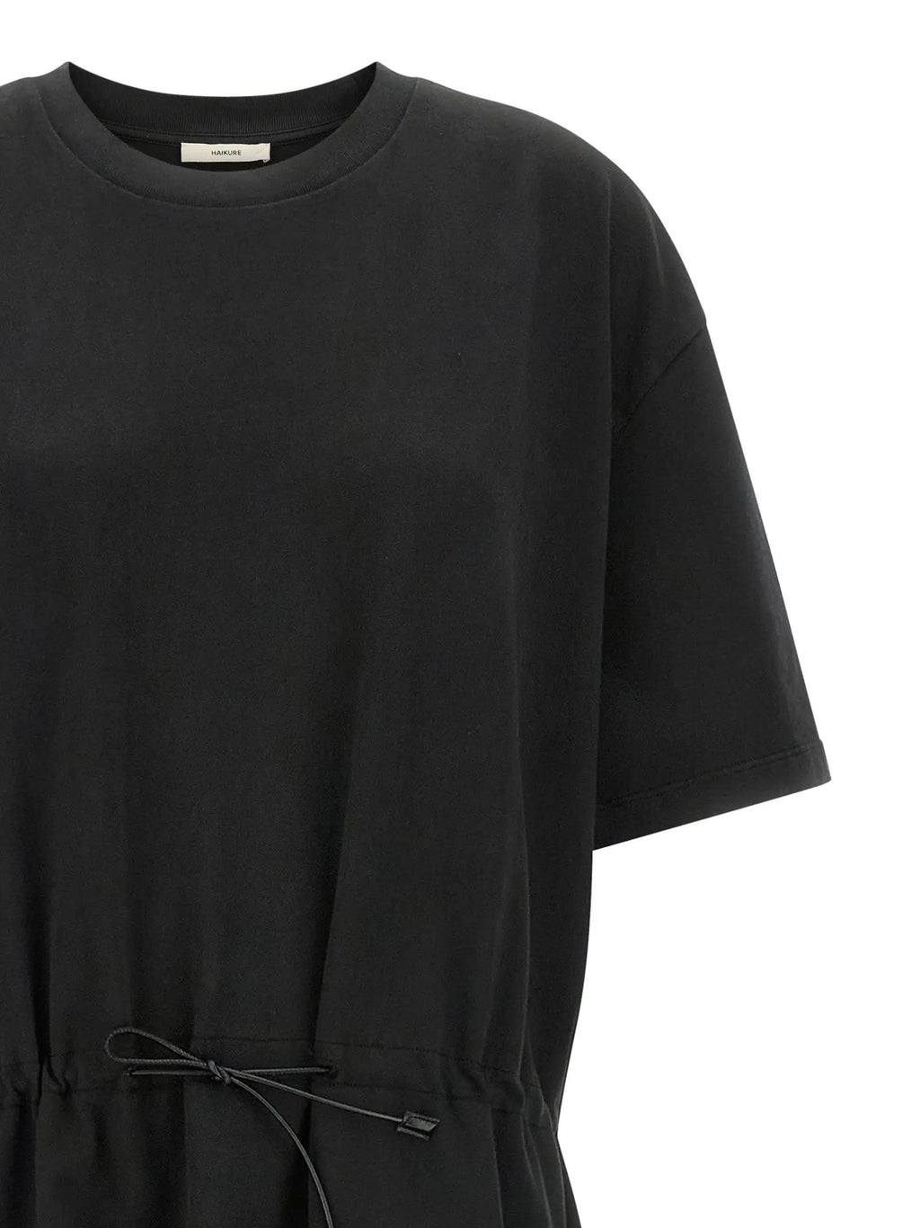 Haikure Black Cotton Long Dress