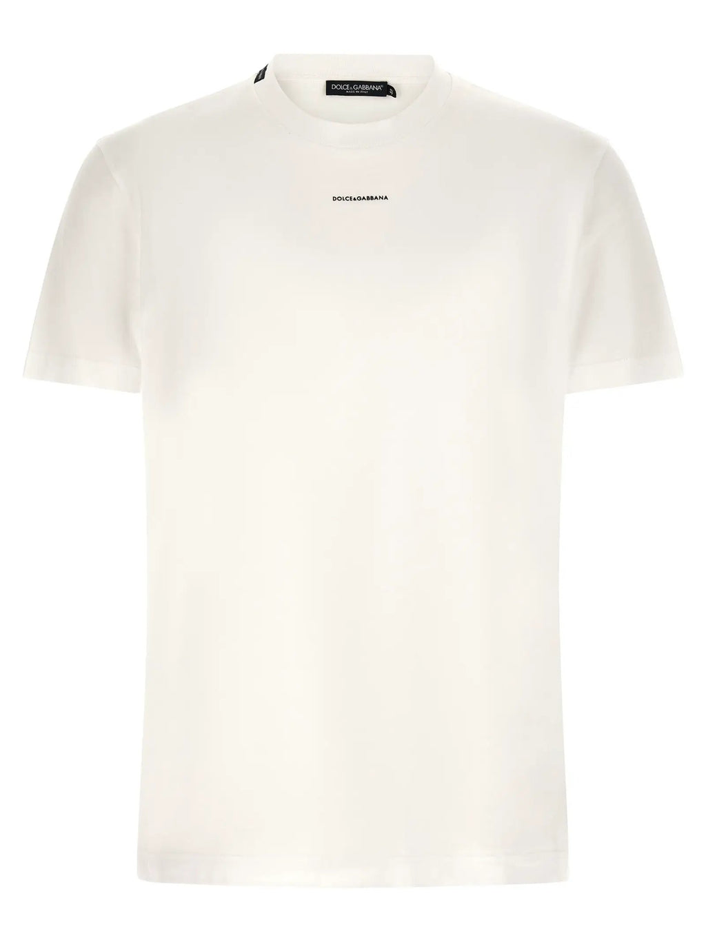 Dolce & Gabbana White Cotton T-Shirt