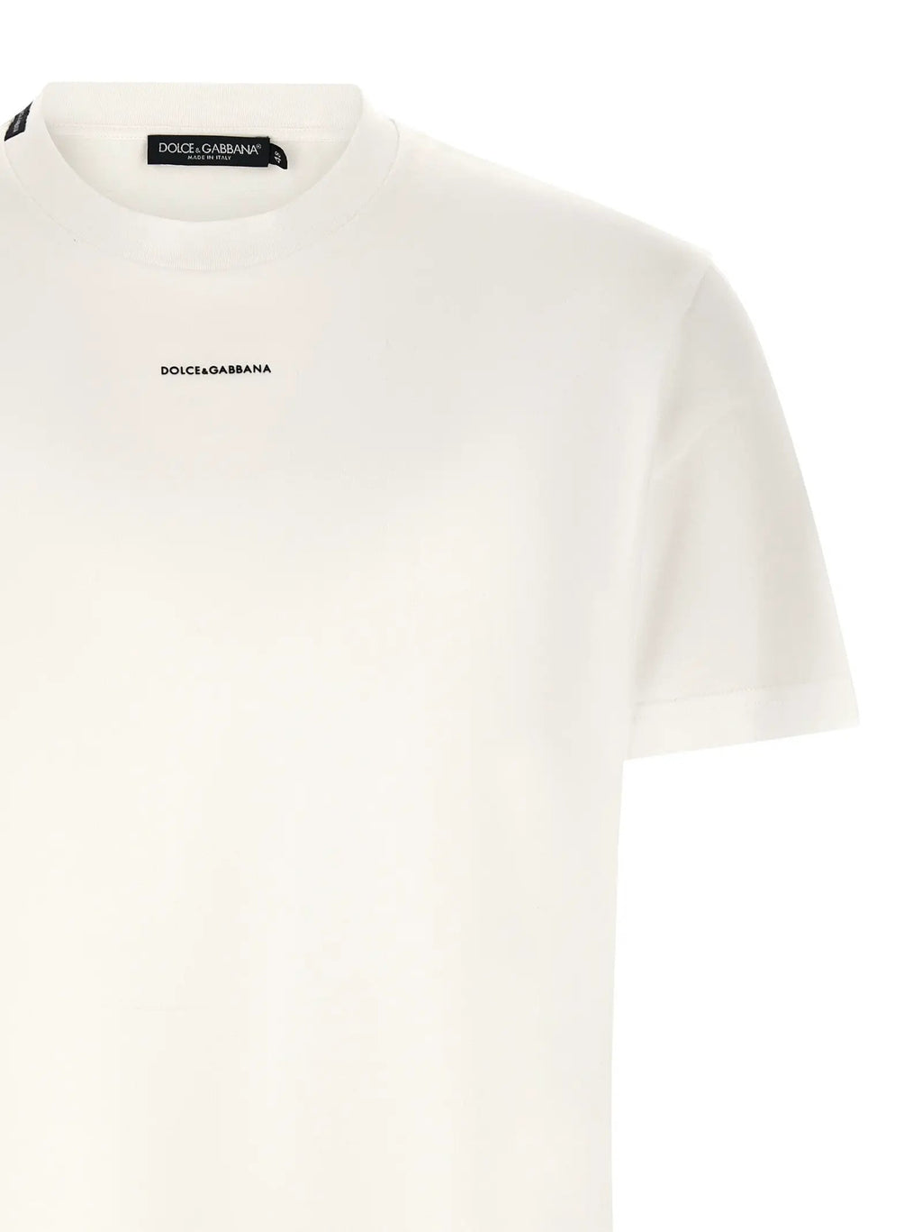 Dolce & Gabbana White Cotton T-Shirt
