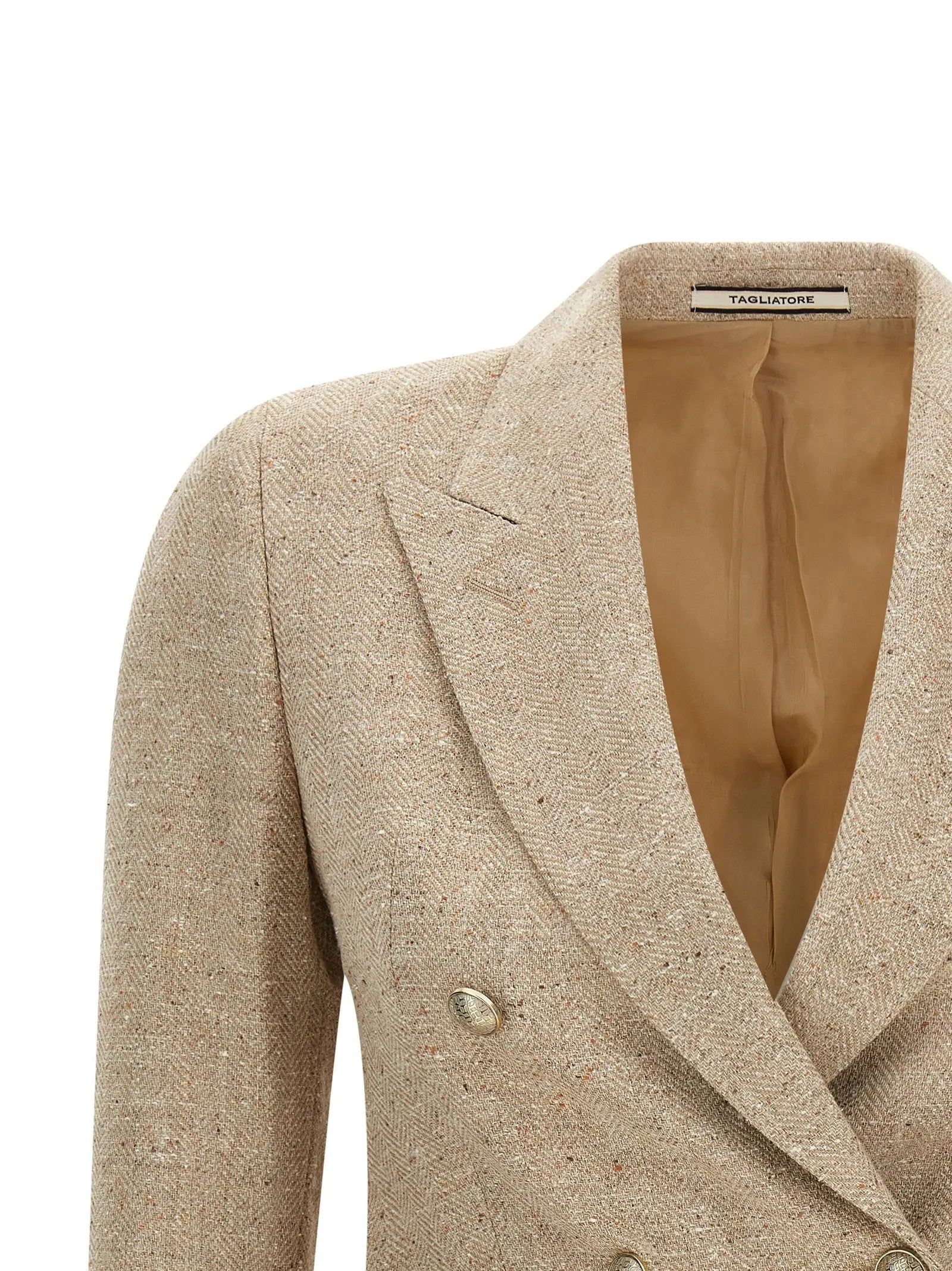 Blazer Tagliatore en coton beige