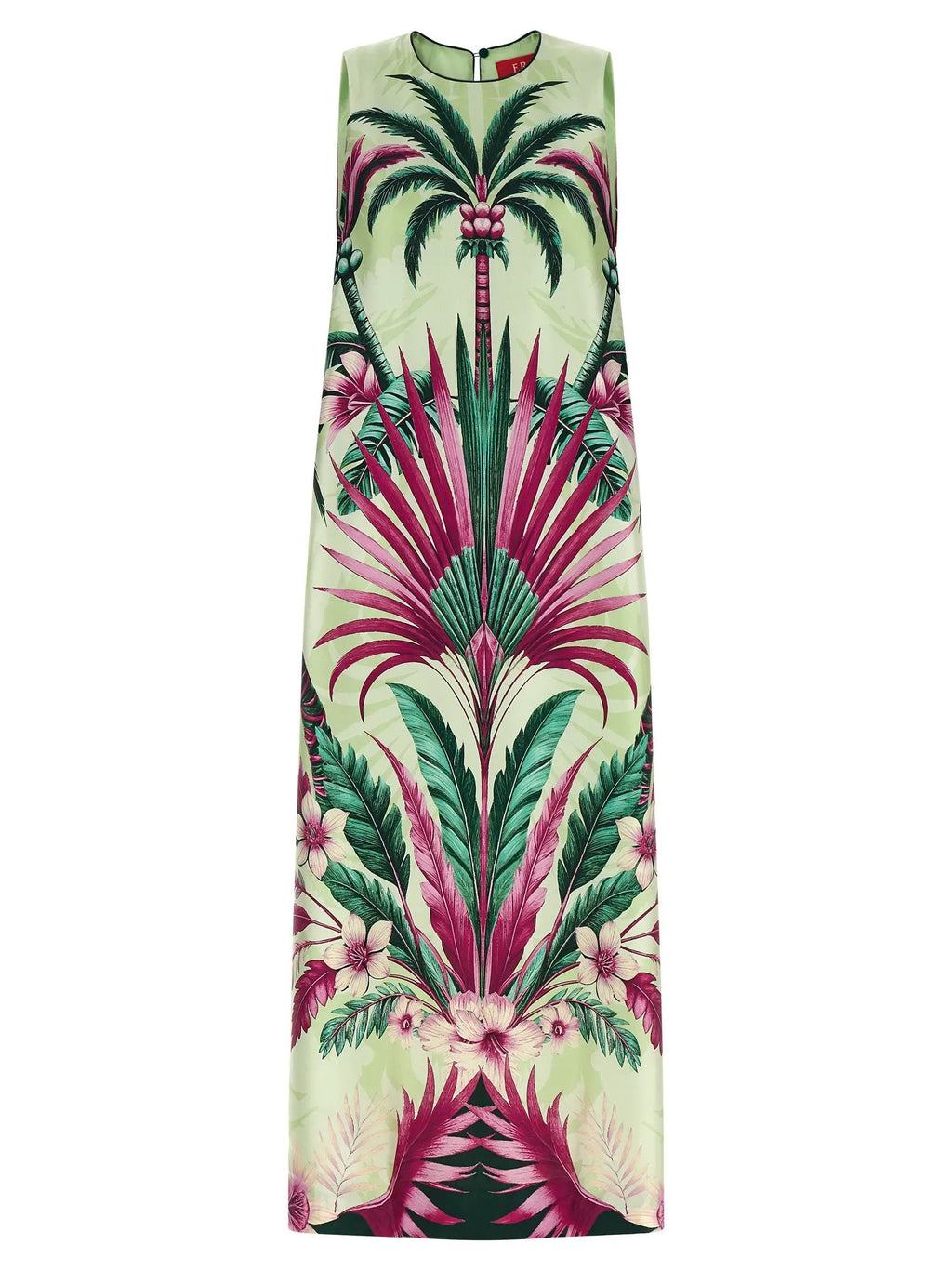 F.R.S. - FOR RESTLESS SLEEPERS Multicolor Silk Long Dress