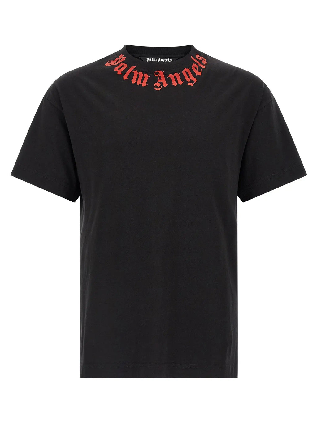 Palm Angels Black Cotton T-Shirt