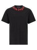 Palm Angels Black Cotton T-Shirt