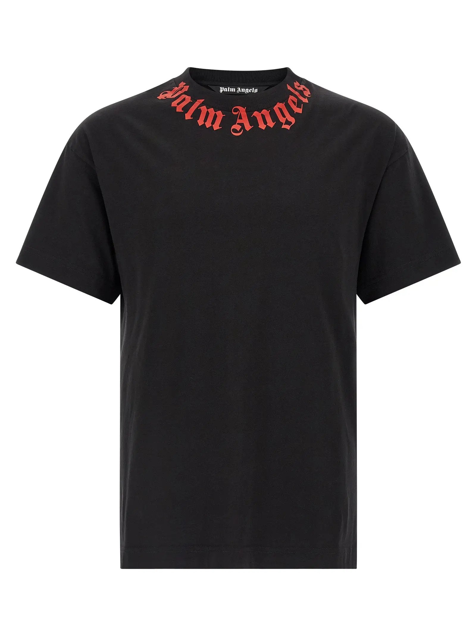 Palm Angels Black Cotton T-Shirt
