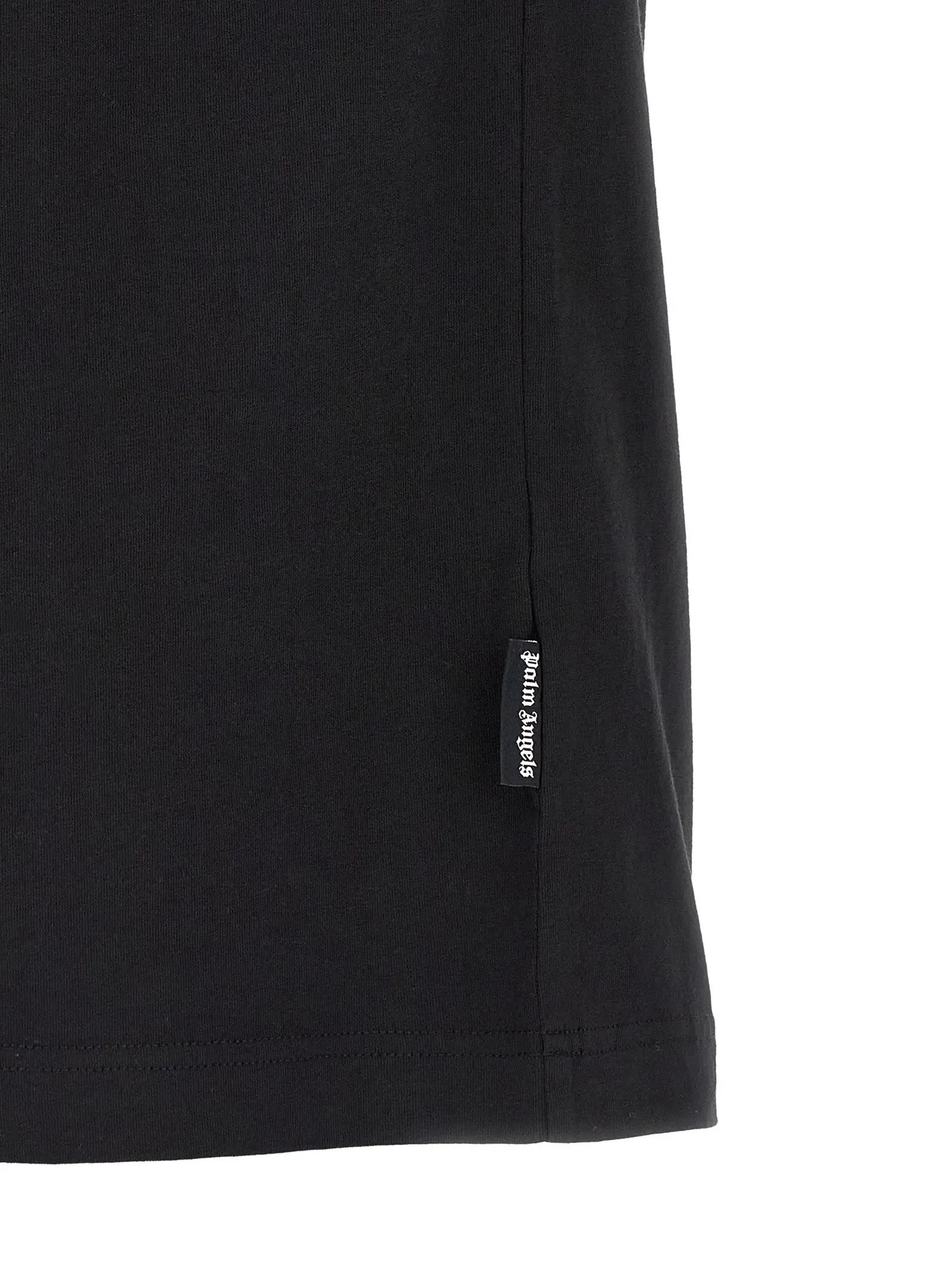 Palm Angels Black Cotton T-Shirt