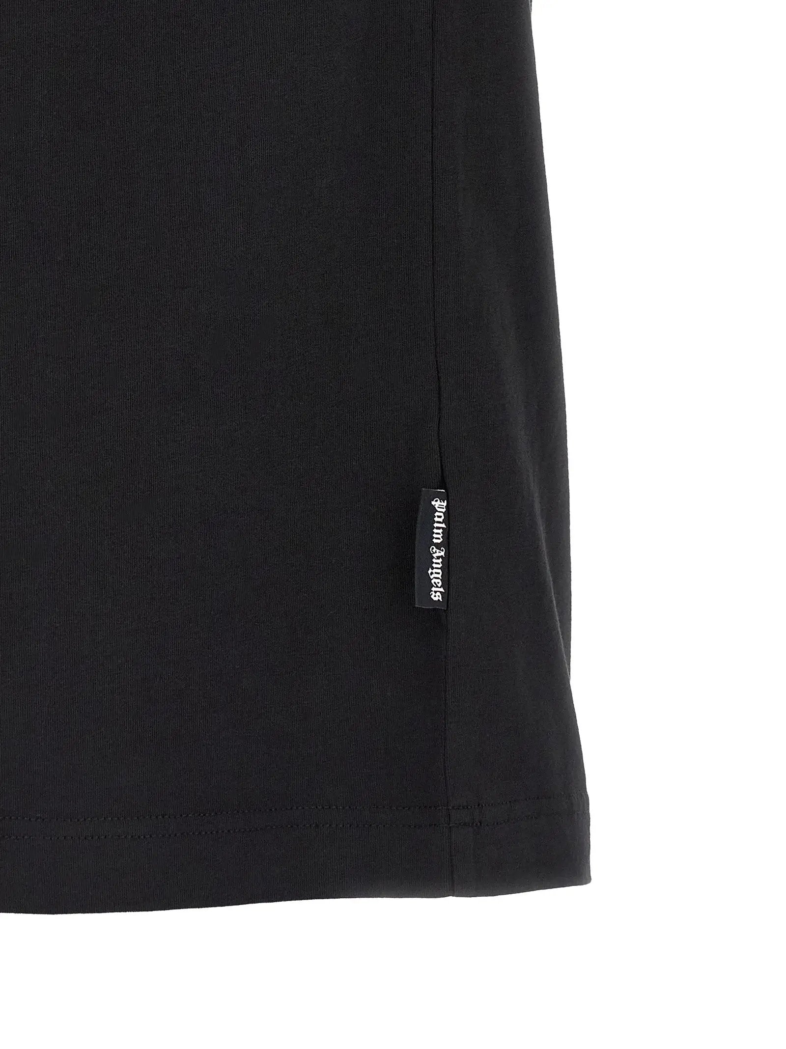 Palm Angels Black Cotton T-Shirt