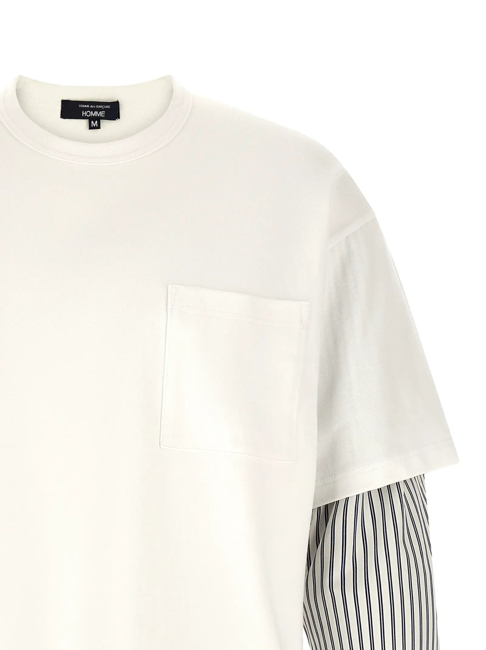 Comme Des Garçons White Cotton T-Shirt