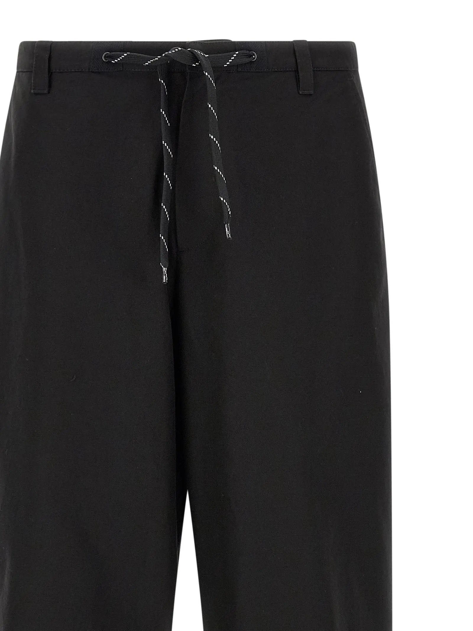 Balenciaga Black Cotton Chino Pants