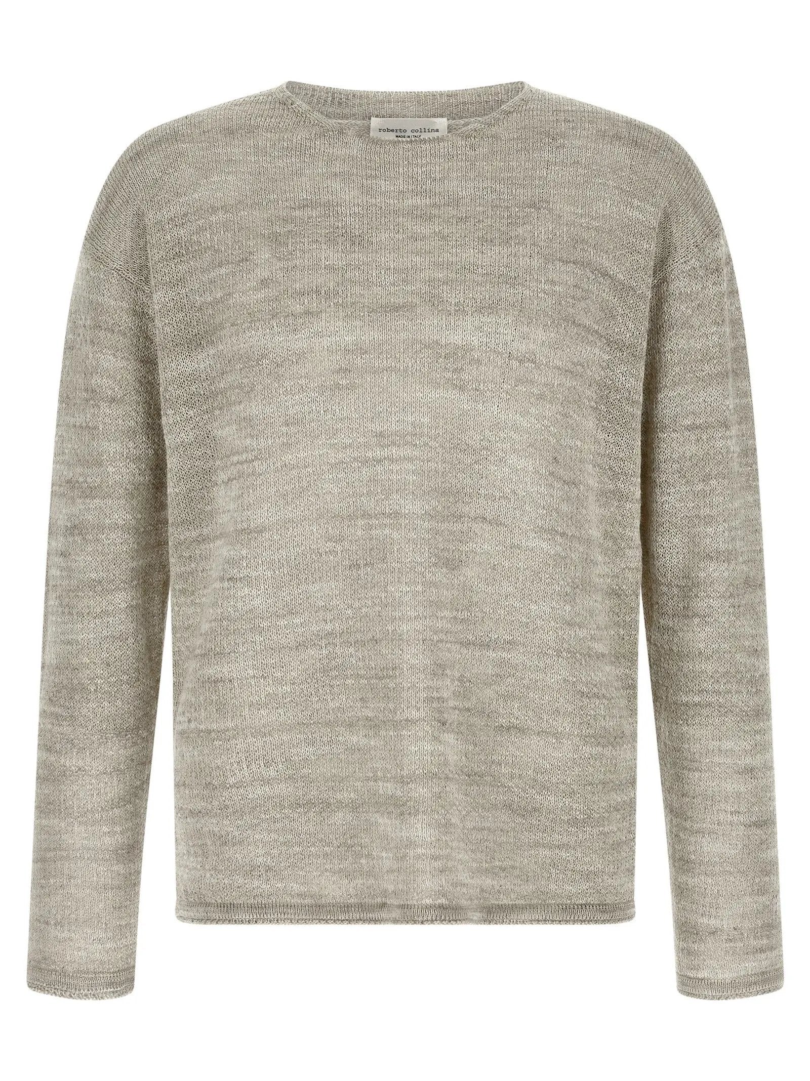 Roberto Collina Gray Cotton Cardigan