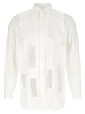 Comme Des Garçons White Cotton Blouse