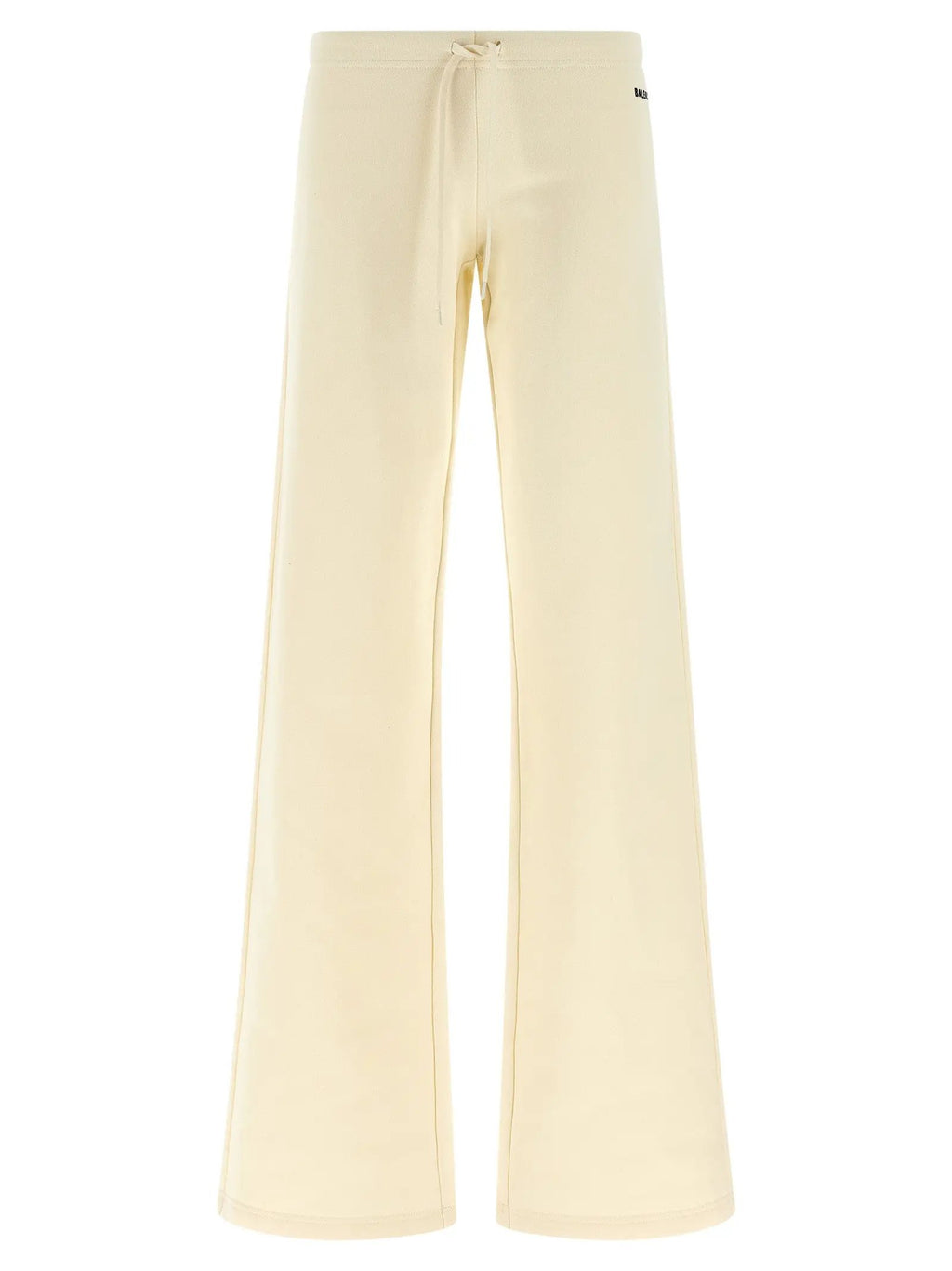 Balenciaga White Cotton Flared Pants