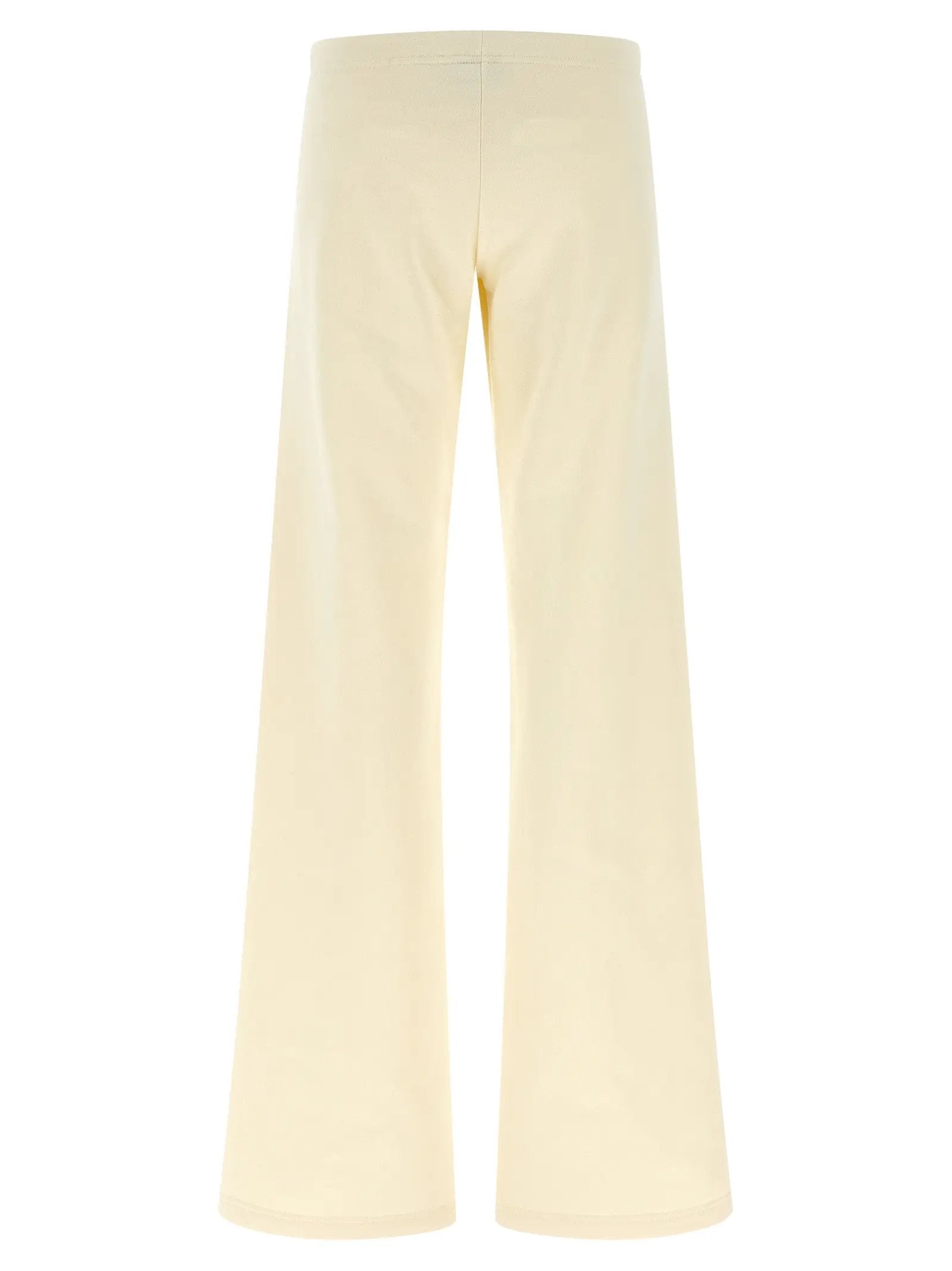 Balenciaga White Cotton Flared Pants