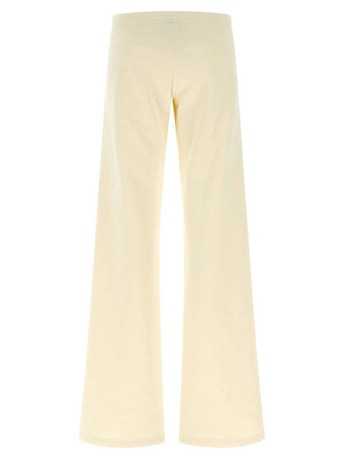 Pantalon Balenciaga évasé en coton blanc