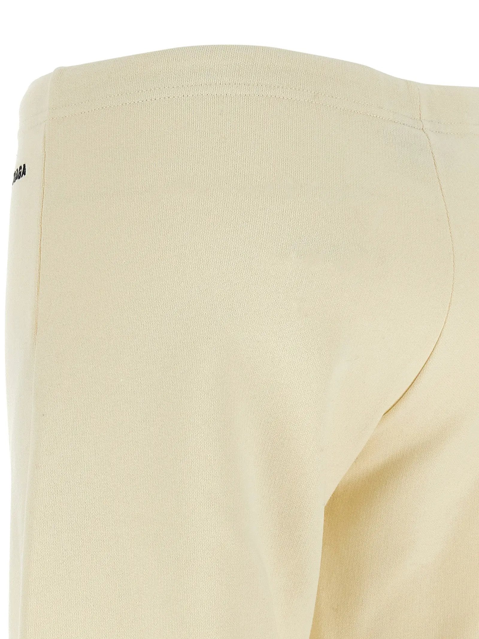 Balenciaga White Cotton Flared Pants