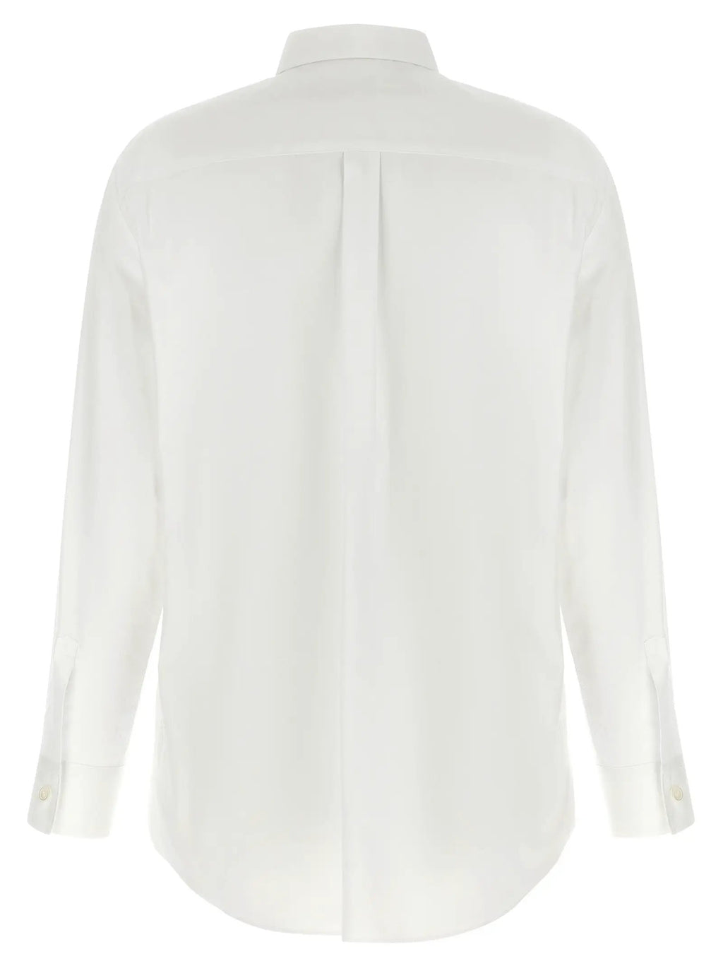 Comme Des Garçons White Cotton Blouse