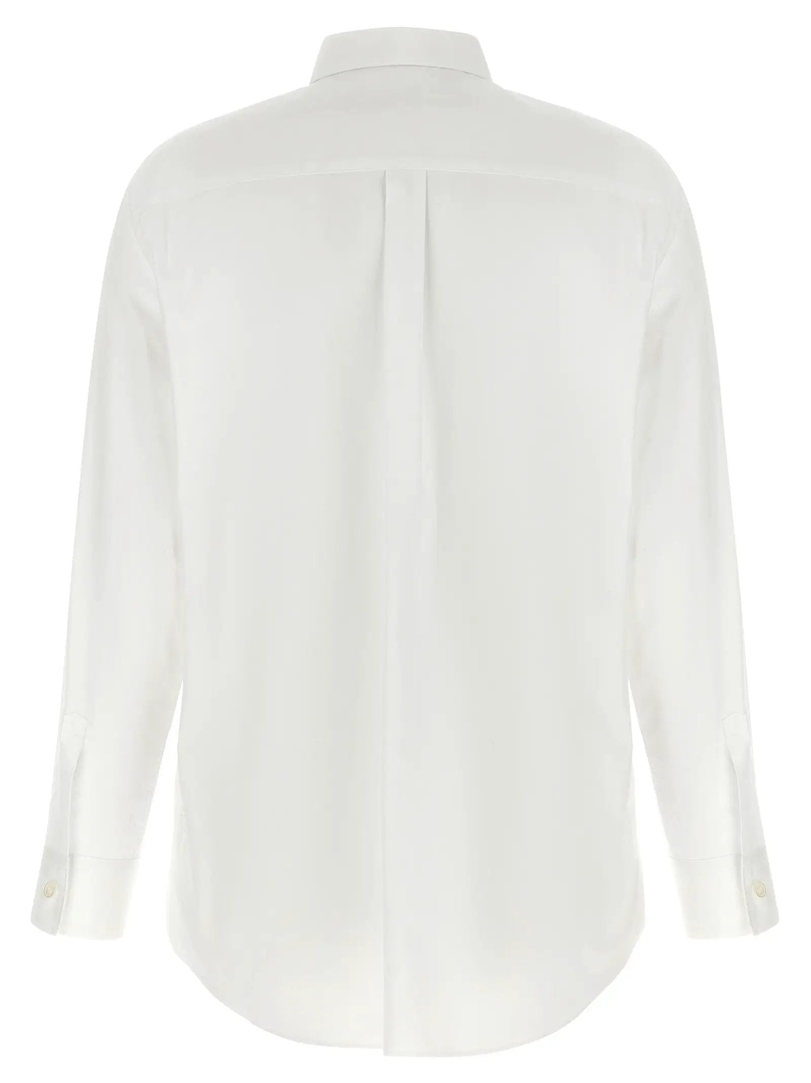 Comme Des Garçons White Cotton Blouse
