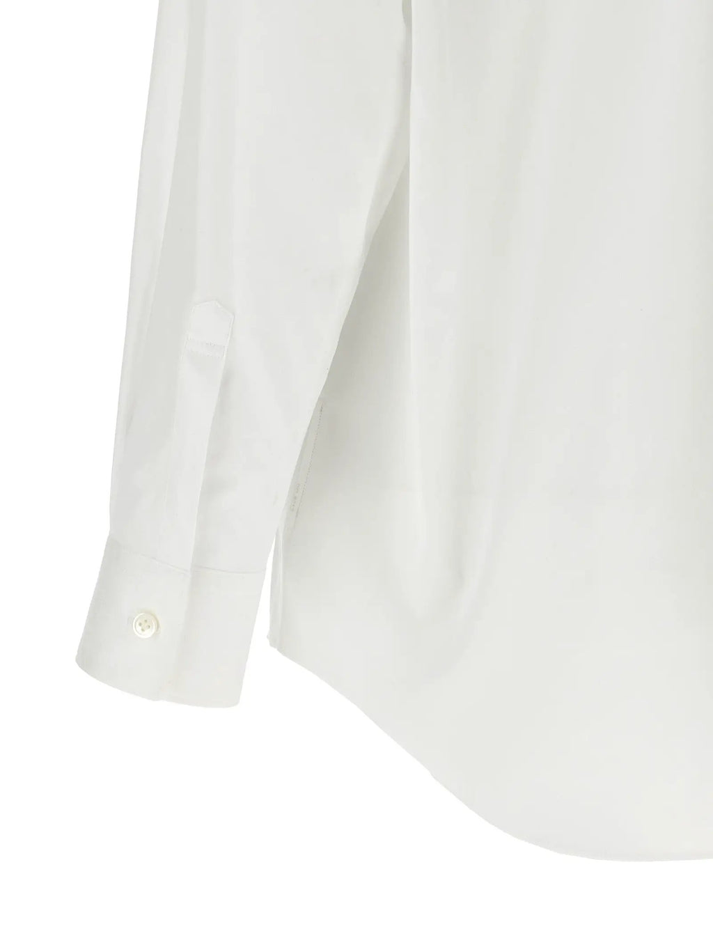 Comme Des Garçons White Cotton Blouse