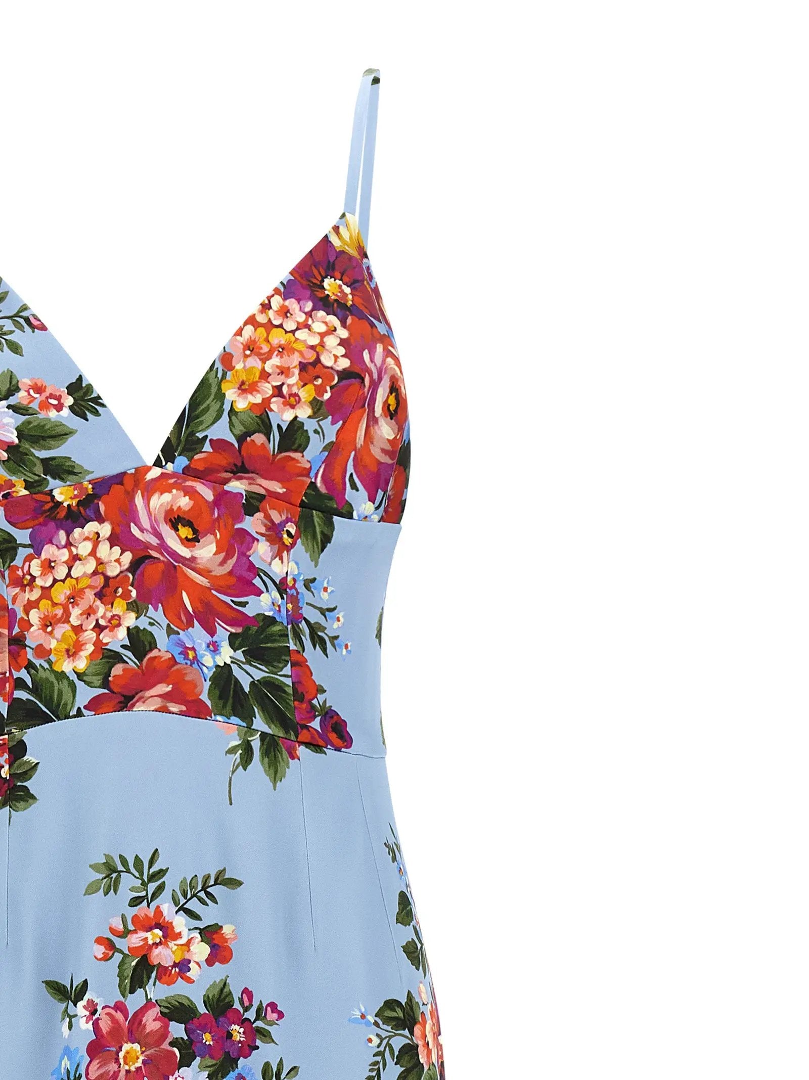 Robe midi bleue en viscose Dolce & Gabbana