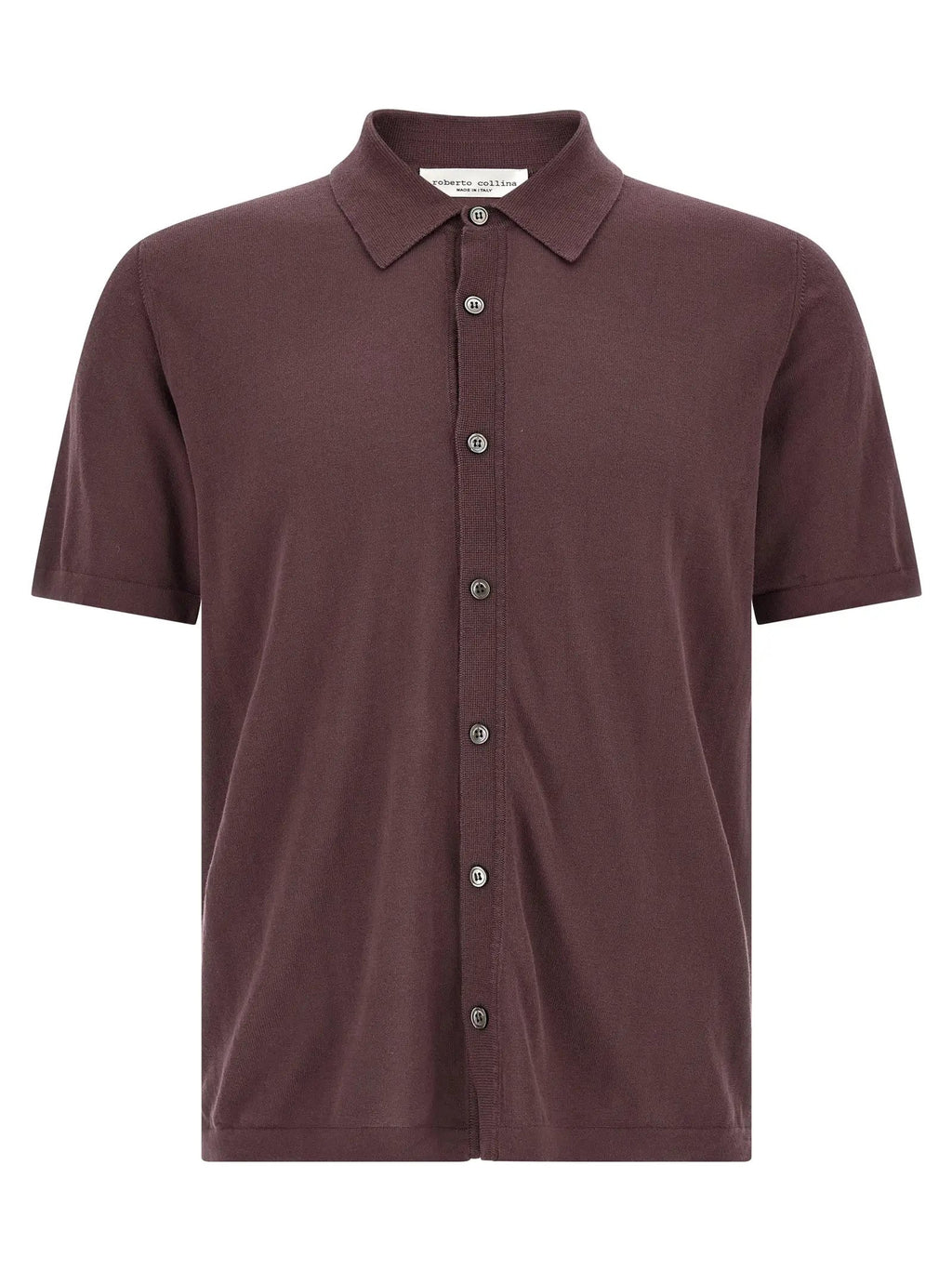 Roberto Collina Bordeaux Cotton Blouse