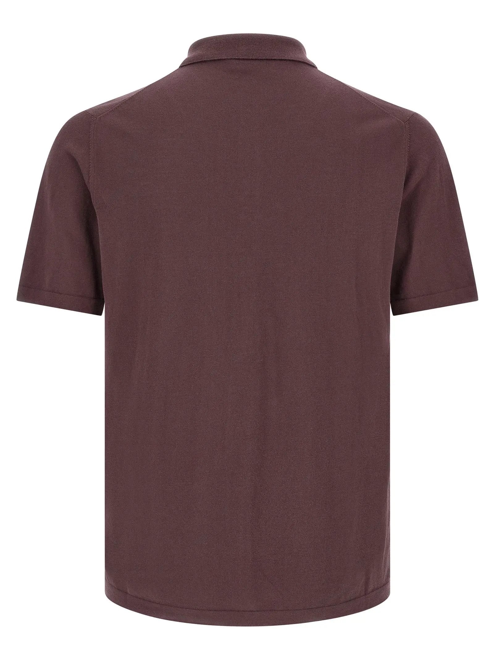 Roberto Collina Bordeaux Cotton Blouse